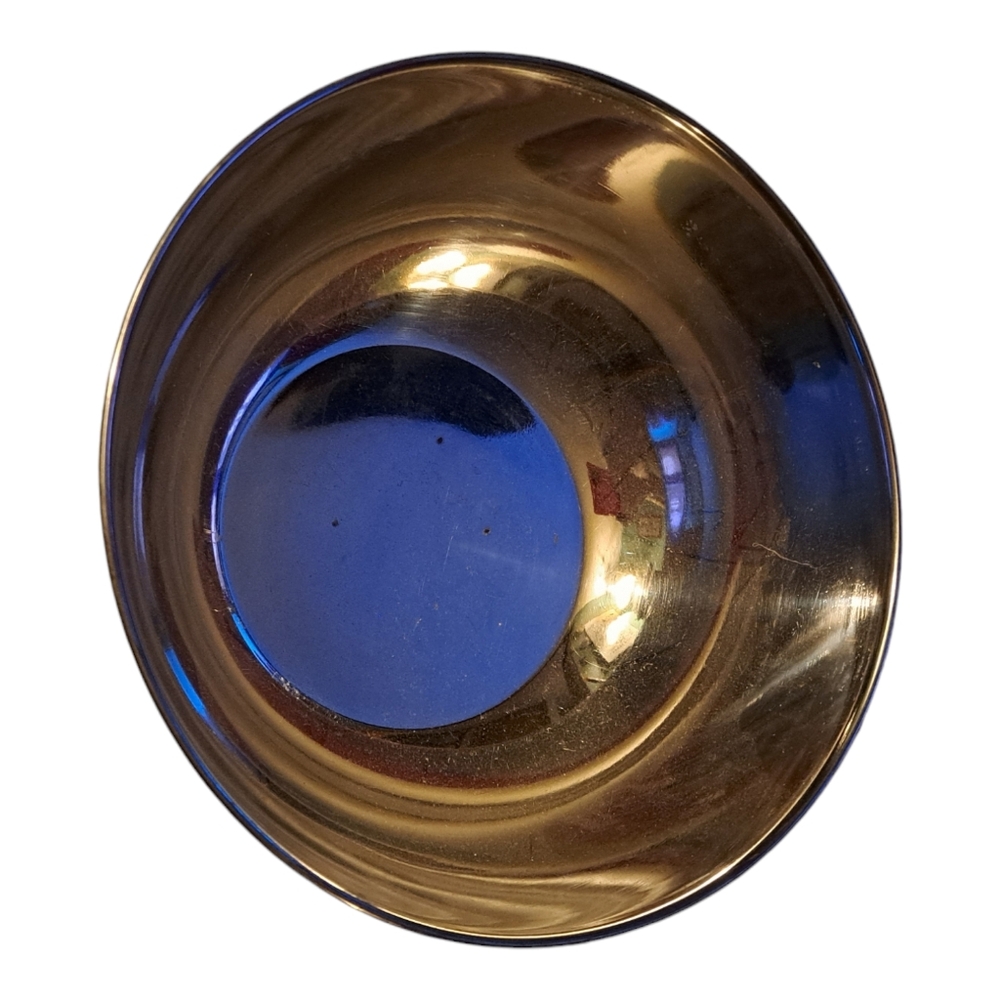 Vintage Enamel Painted Stainless Bowl - Picture 4 of 5